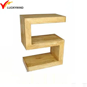 Antique Handmade Solid Wood S Shape Coffee Table Antique Handmade Solid Wood S Shape Coffee Table