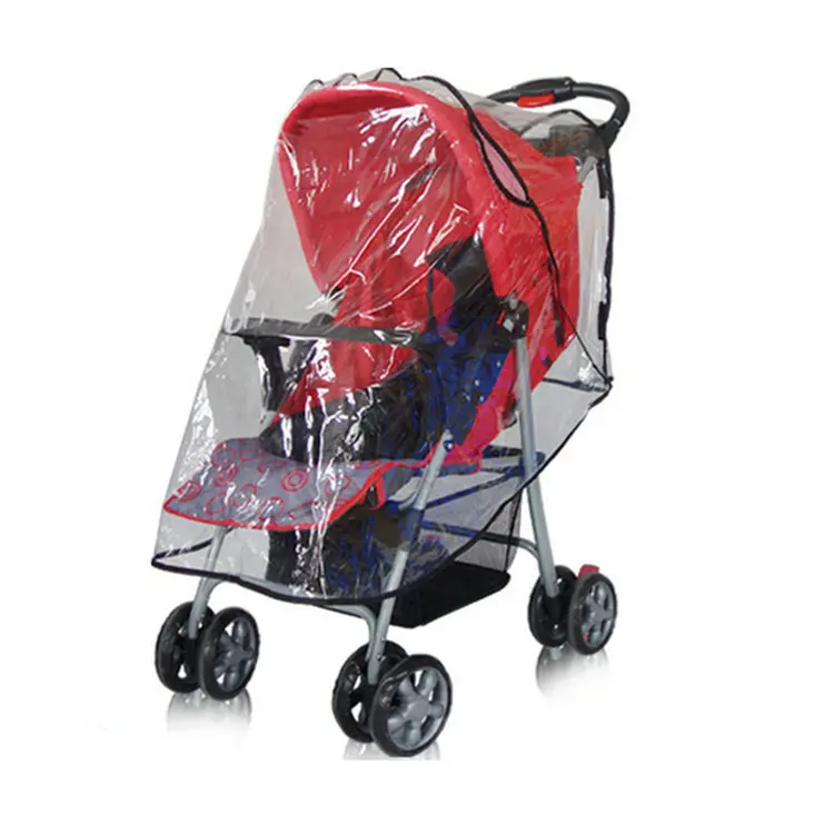 stroller plastic rain cover