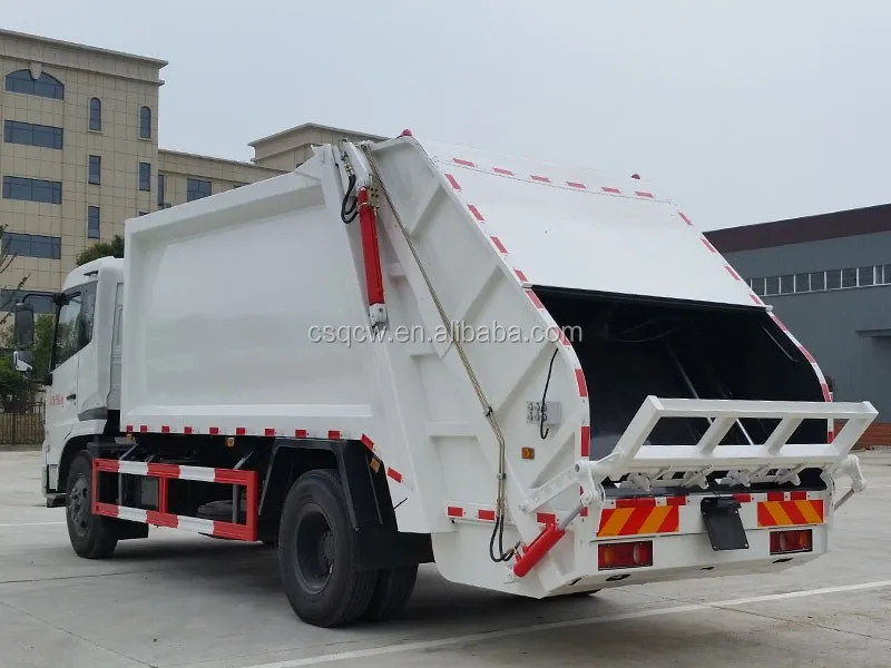Dongfeng Euro Ii Emission Standard Waste Management Trucks 6 Wheel Garbage Truck 6m3 Waste