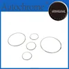 Flexible Plastic Chrome Trim, Car Accessory Dash Board Gauge Ring Set for Mazda MX-5