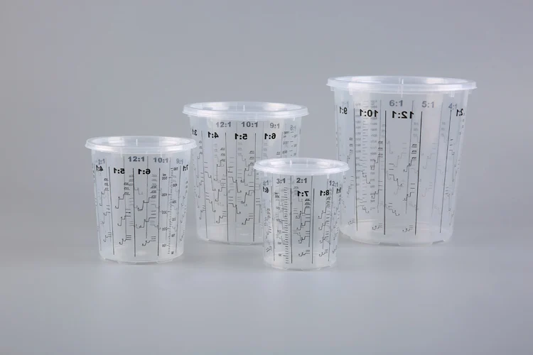 Auto Solvent Resistance Disposable Plastic Paint Mixing Cup &946ml