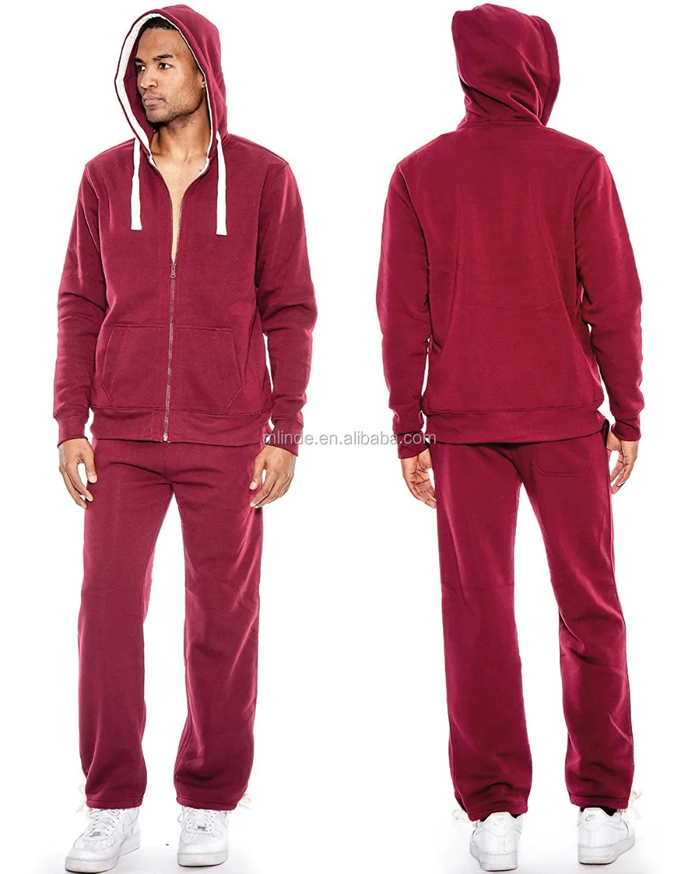 red sweatsuit mens