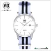 oem design date function slim 7mm nato strap strap changeable watch