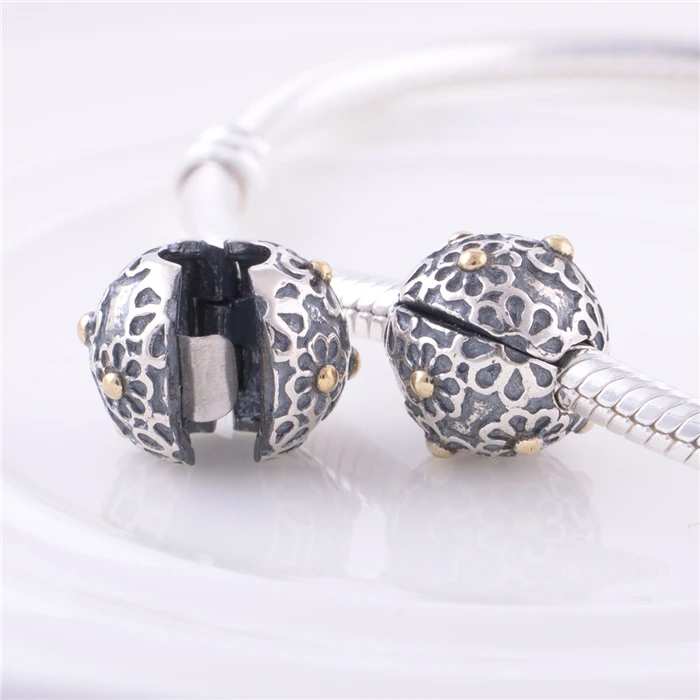 Charm Stopper Beads Find Deals On Line At Get Quotations 925 Sterling Silver Lock Clip Core Stopper Charm Beads For Jewelry Making Diy Accessories Suitable