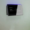 glass wall mount 7 inch android tablet with poe NFC reader for time record & access control