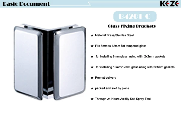 Guangdong foshan nanhai wall mount shower glass door patch hardware fitting accessories/ 316 stainless steel glass clamp holder