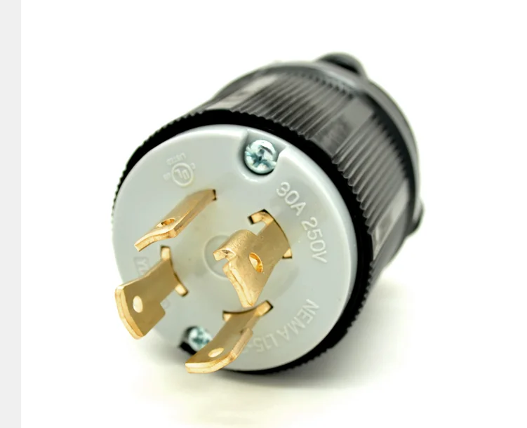 L15-30 Plug 250V  UL NEMA L15-30P Locking Plug Rated for 30A 