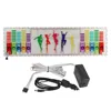 Car Sticker Music Rhythm LED Light Lamp Colorful Flash Sound Activated Equalizer EL Sheet Rear Window Sticker Cars Decoration