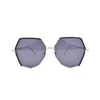 Design kids metal polygon polarized sunglasses 2019