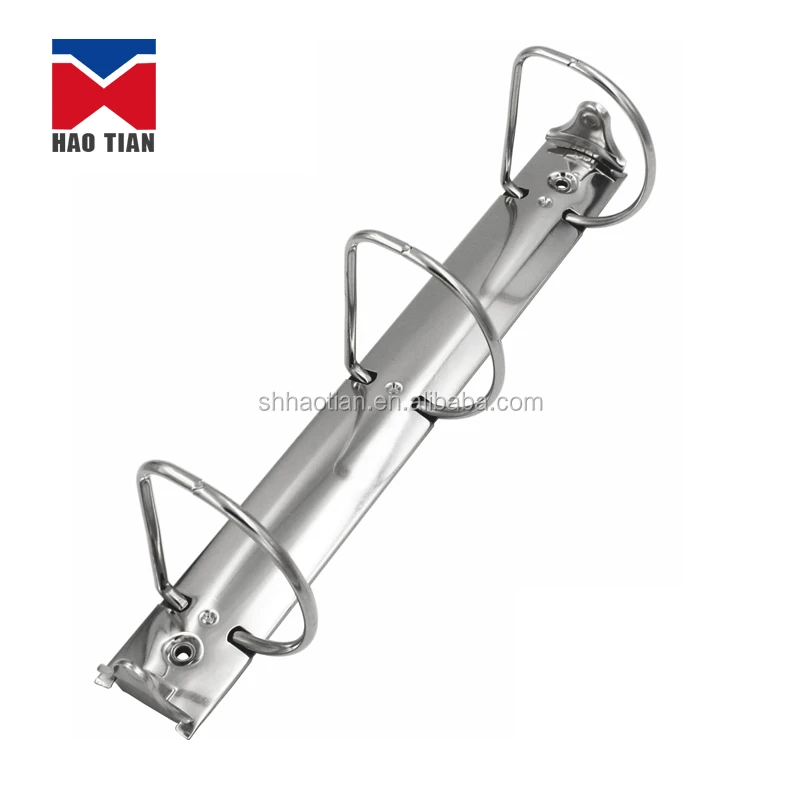 Slant D ring binder mechanisms