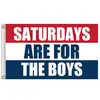 Wholesale 100% Polyester 3x5ft Stock Banner Saturdays Are For The Boys Flag