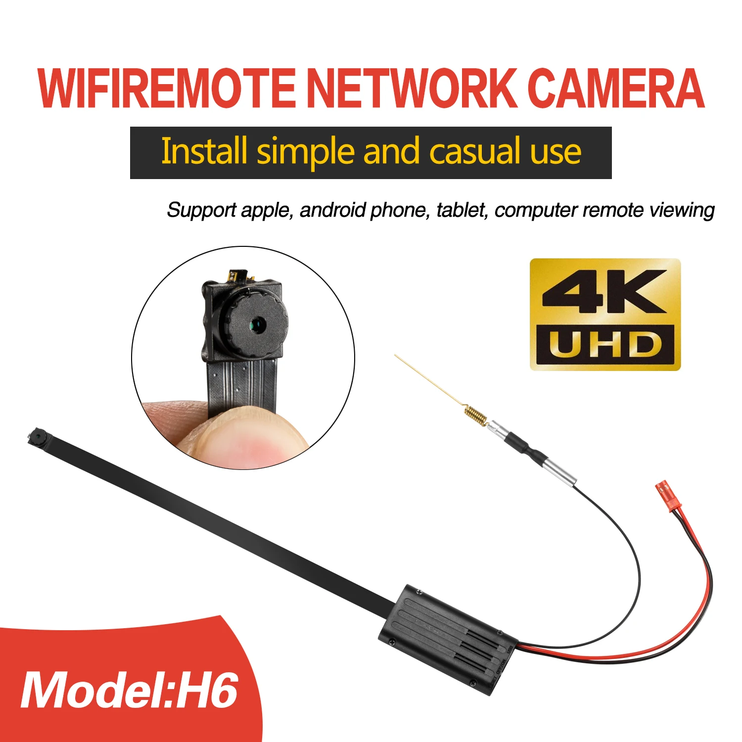 4k/1080p/720p Selectable 4k Camera Spi Module Car P2p Ip Camera Network ...