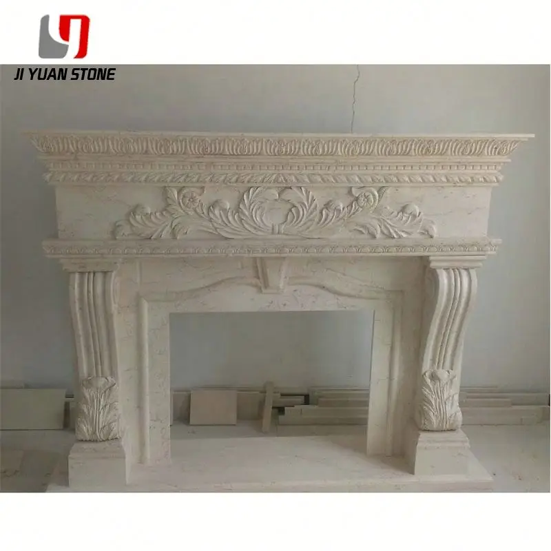Good Price White Marble Fireplace Surround Cantera Stone Buy