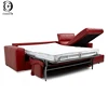 /product-detail/right-hand-facing-storage-chaise-folding-red-leather-reclining-sleeper-sofa-bed-62188126121.html