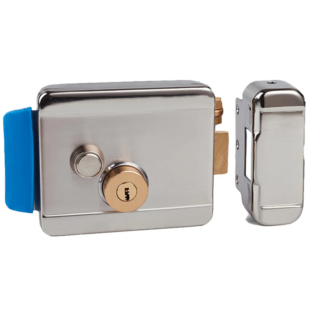 high security double cylinder electric rim lock