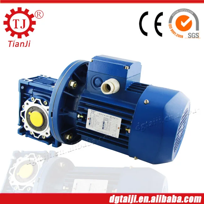 Chinese Motor  And Nmrv Gearbox  Assembly  Aluminum Alloy 