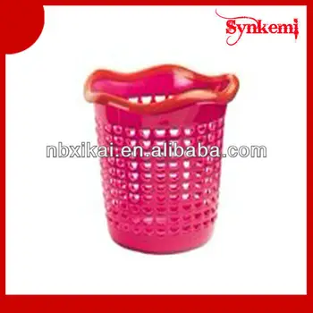 Plastic Decorative Waste Paper Bin