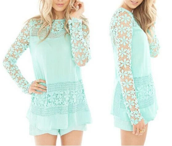 mint green tops for ladies