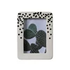 Desktop decoration white concrete black spot effect Chinese photo frame