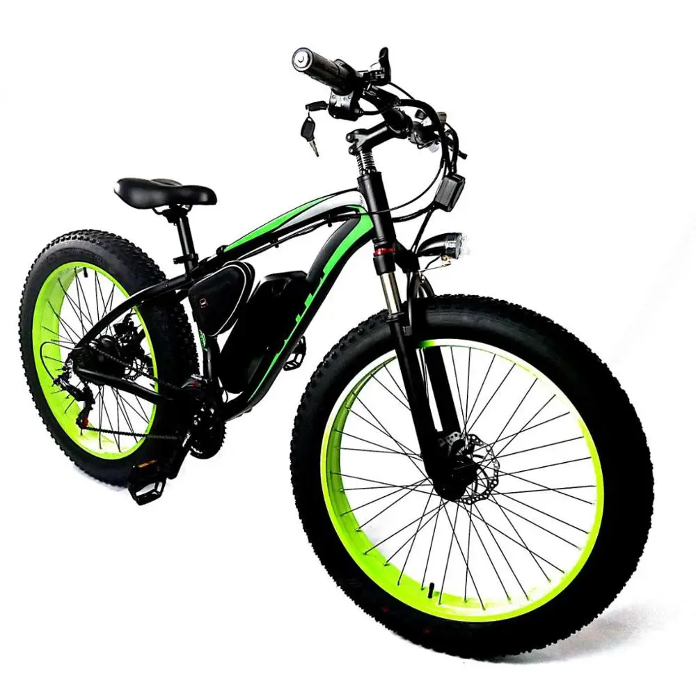 green electric bike