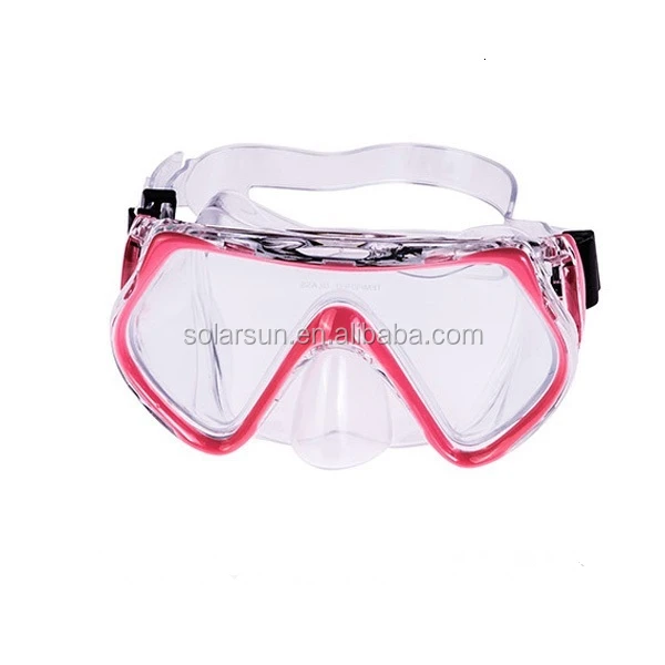 china professional adult diving mask tempered glass scuba diving mask