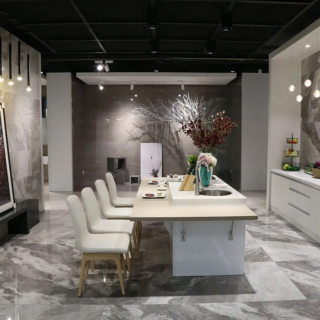 Realgres 900x1800 Full Polished Glazed Large Format Grey Marble