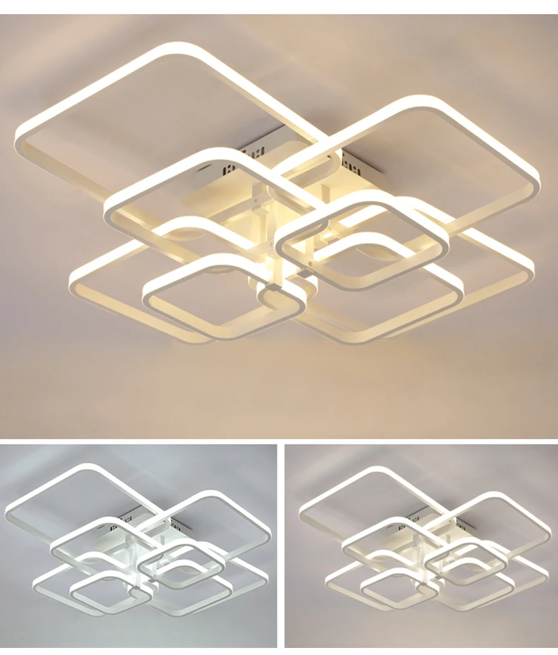 Modern Residential lighting acrylic Ultra slim lights led  dimmable living room bedroom surface mounted ceiling lamp 8853