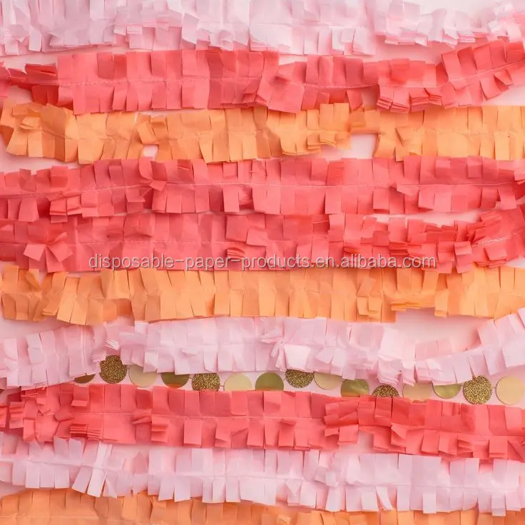 crepe paper banner