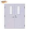 double leaf emergency exit metal door UL Listed fire rated steel door