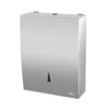 Wall mounted stainless steel tissue box dispenser wipe hand paper holder
