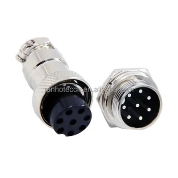 Aviation Plug Female Gx12 8 Pin Connector - Buy Aviation Plug Female ...