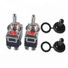 Heavy Duty Toggle Switch On-Off-On DPDT 6 Pin w waterproof boot cover