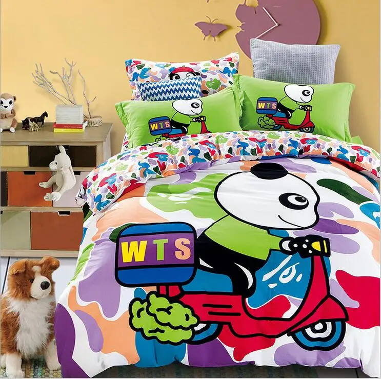 Latest Design Baby Panda 3d Digital Bedding Set Buy Digtal