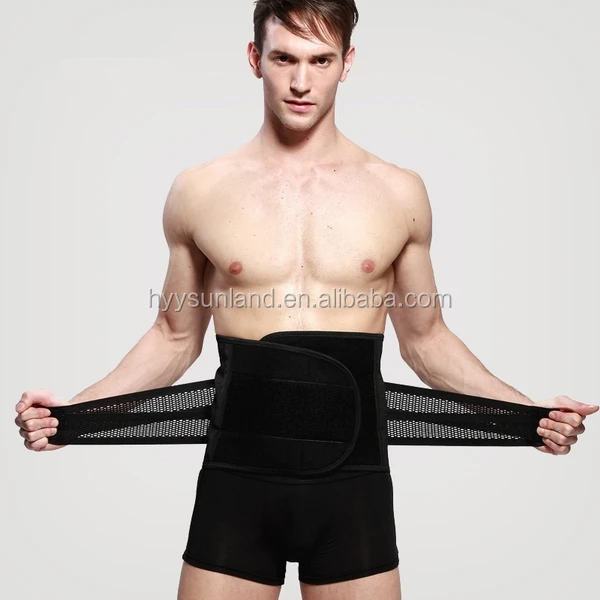 S3424 new fashion abdomen shaper men shapewear waist training belt slimming body shapers