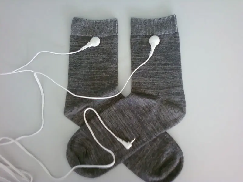 Novelty Tens Electric Therapy Massage Socks For Tens Stimulator Machine