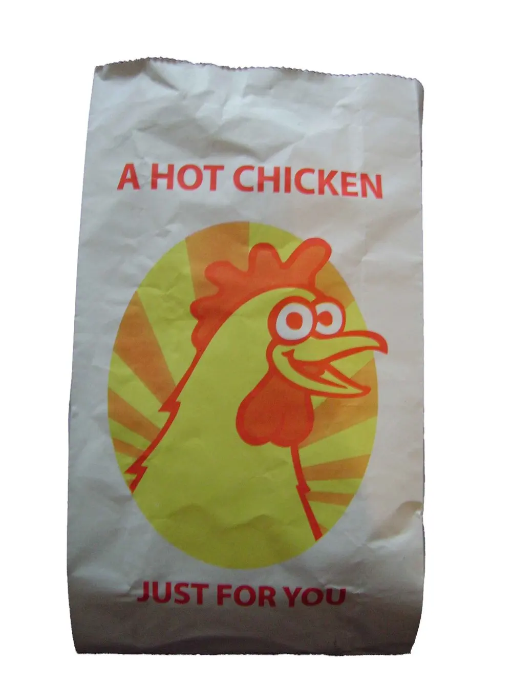 custom take away fast food paper foil lined bag for snake hot food