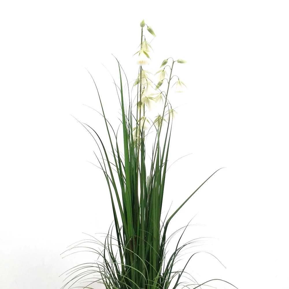 Wholesale 120cm Tall Plastic Artificial Reed Grass For Office