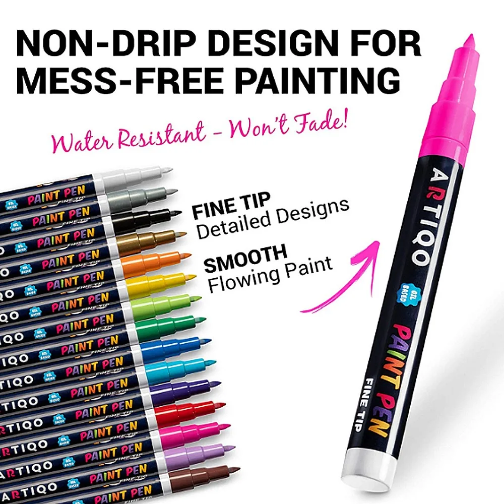 Download Neon Writing Smoothly Chalkboard Liquid Chalk Marker Professional Artist Quality Fine Tip Chalk ...
