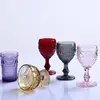 hand pressed high-end glass tumbler and goblet