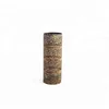 Flower Pattern Tall Metal Candle Holder Lantern For Holiday Decoration