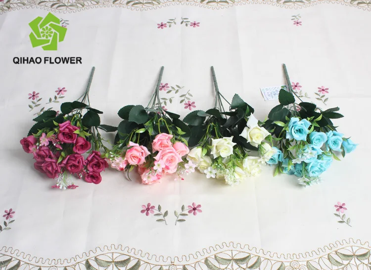 Pequeno Buque De Flores Artificiais Rosas Vermelhas Para Decoracao De Id Do Produto 900005850934 Portuguese Alibaba Com