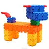Factory supply cute looking square plastic building blocks educational DIY toys for kids made in china