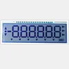 Transparent Wide Viewing 6 Digit Segment Lcd Panel Custom FSTN Lcd Display for Scale
