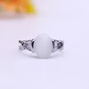 Fashion jewelry for women the twilight breaking dawn Bella same style rings big Opal Silver Plated ring