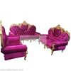 Leather Surface Luxury Classic Royal Sofa For Event