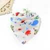 High quality cotton baby bandana bibs with 2 snaps