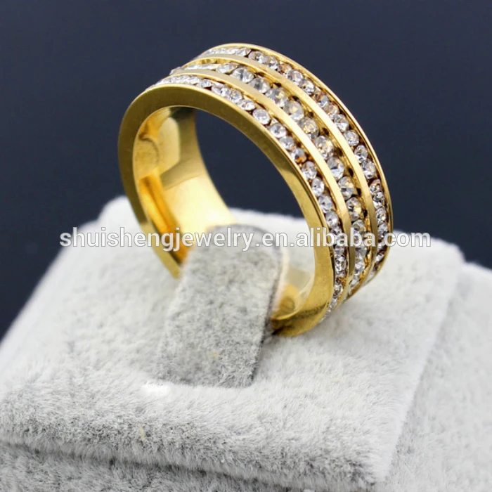 Factory Supplier Unique Diamond Dubai 1 Gram Gold Ring For Men Buy 1