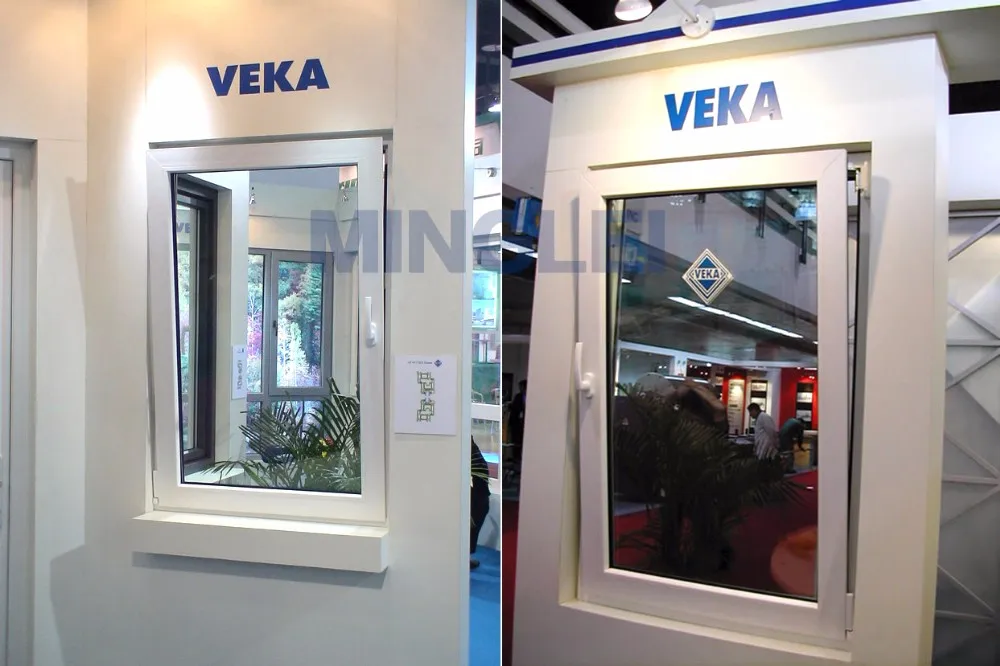 Minglei European style high performance top grade veka pvc doors window supplier