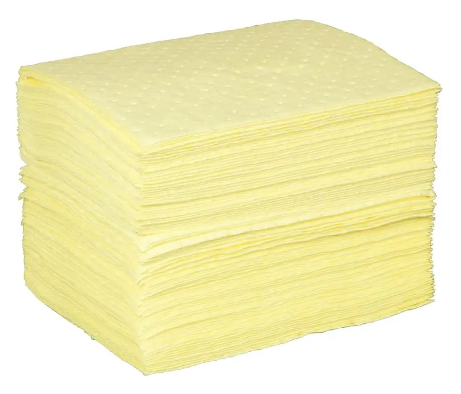 Hazardous And Chemical Absorbent Pads Sheets Bonded And Perforated