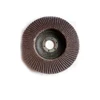 100 x 16mm Calcined Aluminum Oxide Flexible Flap Disc Wheel by Abrasive Making Machine